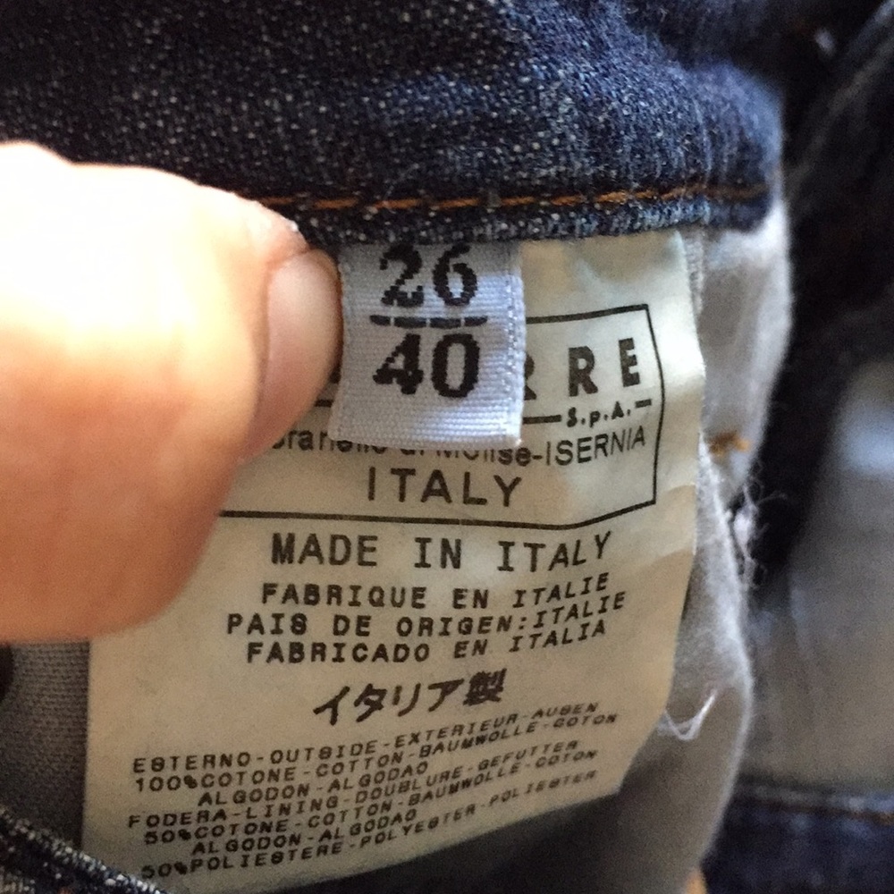 AUTHENTIC DOLCE & GABBANA denim skirt, size 26/40 - Picture 7 of 8